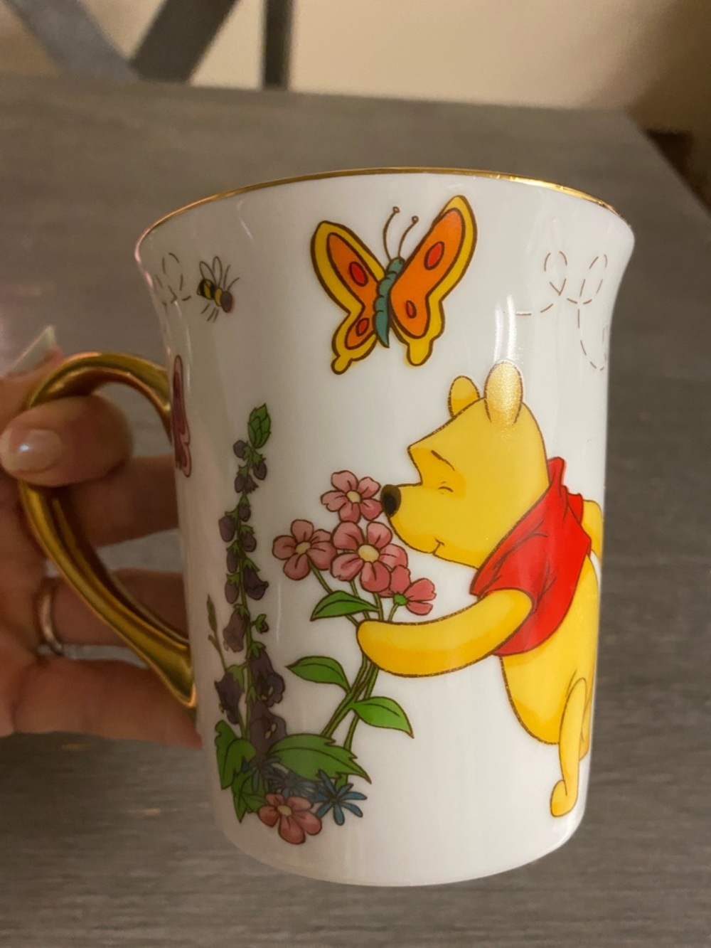 Disney Winnie the Pooh White Porcelain Mug